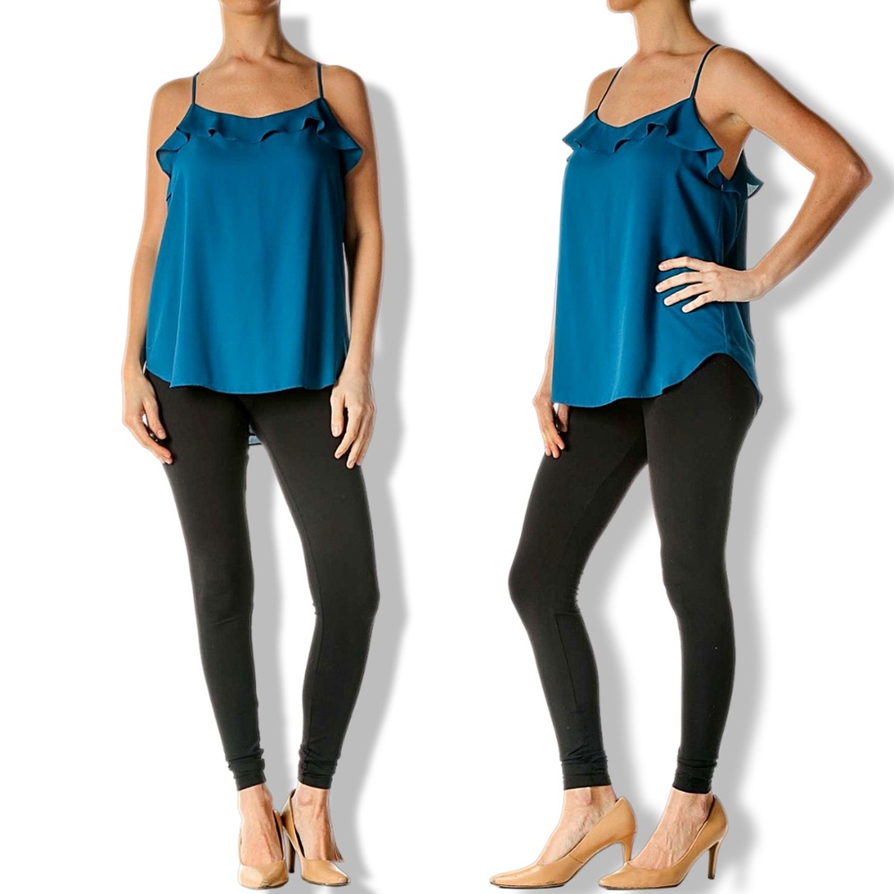 ANN TAYLOR LOFT Ruffled Top - Picture 4 of 5